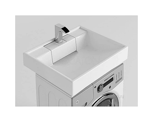 Купить Раковина над стиральной машиной 60х50 см Акватон Рейн 1A72103KRW010 в магазине сантехники Santeh-Crystal.ru
