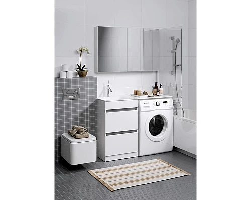 Приобрести Раковина над стиральной машиной 115х50 см Aqwella Forma FOR.11.04.D-L в магазине сантехники Santeh-Crystal.ru