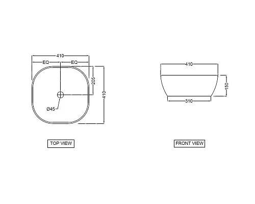 Заказать Раковина 41х41 см Jaquar JDS JDS-WHT-25911 в магазине сантехники Santeh-Crystal.ru