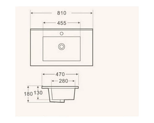 Заказать Раковина 81x47 см WeltWasser Deilbach 7506-80 в магазине сантехники Santeh-Crystal.ru