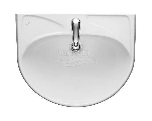 Купить Раковина 57,5х47 см без отверстия под смеситель Santeri West 1.3111.8.S00.01B.0 в магазине сантехники Santeh-Crystal.ru