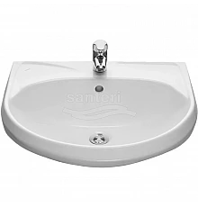 Раковина 57,5х47 см без отверстия под смеситель Santeri West 1.3111.8.S00.01B.0