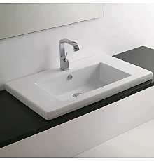 Раковина 96х51 см Artceram Washbasins Gap GPL004 01 00 bix1