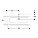 Приобрести Раковина 100х48 см Geberit Renova Plan 122200000 в магазине сантехники Santeh-Crystal.ru