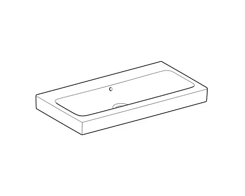 Приобрести Раковина 90х48,5 см Geberit iCon 124093000 в магазине сантехники Santeh-Crystal.ru