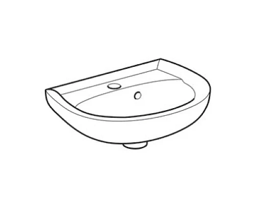 Заказать Раковина 45х34 см Geberit Renova 273045000 в магазине сантехники Santeh-Crystal.ru