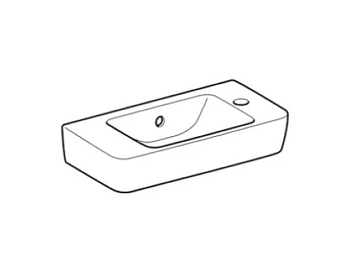 Купить Раковина 50х25 см Geberit Renova Compact 276150000 в магазине сантехники Santeh-Crystal.ru