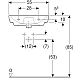 Купить Раковина 55х48 см Geberit Smyle 500.227.01.1 в магазине сантехники Santeh-Crystal.ru