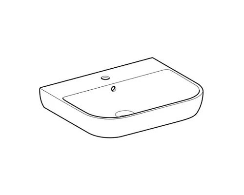 Купить Раковина 60х48 см Geberit Smyle 500.228.01.1 в магазине сантехники Santeh-Crystal.ru