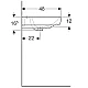 Купить Раковина 60х48 см Geberit Smyle 500.228.01.1 в магазине сантехники Santeh-Crystal.ru