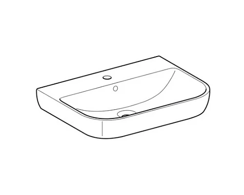 Купить Раковина 65х48 см Geberit Smyle 500.230.01.1 в магазине сантехники Santeh-Crystal.ru