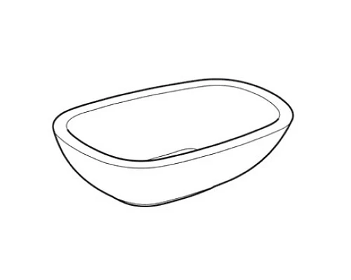 Заказать Раковина 56х40 см Geberit Citterio 500.542.01.1 в магазине сантехники Santeh-Crystal.ru