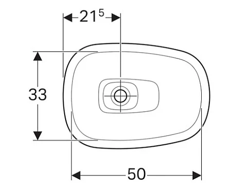 Заказать Раковина 56х40 см Geberit Citterio 500.542.01.1 в магазине сантехники Santeh-Crystal.ru