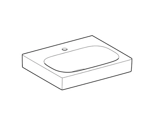 Приобрести Раковина 60х50 см Geberit Citterio 500.544.01.1 в магазине сантехники Santeh-Crystal.ru