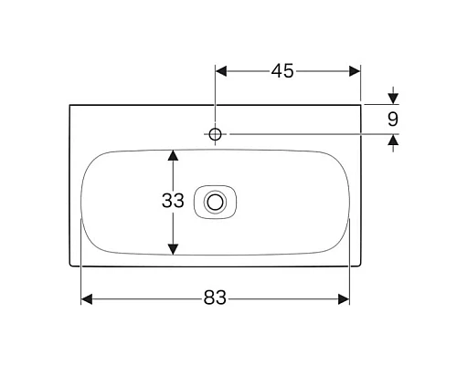 Заказать Раковина 90х50 см Geberit Citterio 500.547.01.1 в магазине сантехники Santeh-Crystal.ru