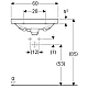 Приобрести Раковина 60х48,2 см Geberit Acanto 500.629.01.2 в магазине сантехники Santeh-Crystal.ru