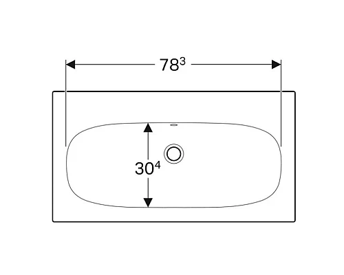 Заказать Раковина 90х48 см Geberit Acanto 500.643.01.2 в магазине сантехники Santeh-Crystal.ru