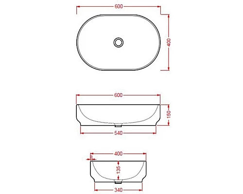 Приобрести Раковина 60x40 см Artceram Atelier ATL002 41 00 matera в магазине сантехники Santeh-Crystal.ru
