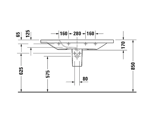 Заказать Раковина 120х48 см Duravit DuraStyle 2320120000 в магазине сантехники Santeh-Crystal.ru