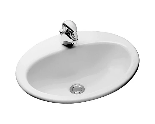 Заказать Раковина встраиваемая сверху 50 см Jacob Delafon Ovale Dessus E1358-00 в магазине сантехники Santeh-Crystal.ru