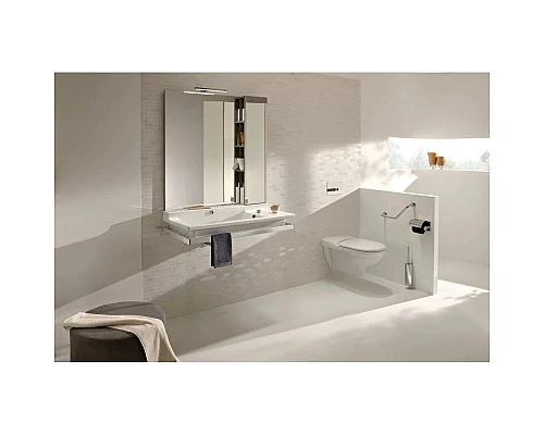 Заказать Подвесная раковина-столешница с отверстием для встраиваемого смесителя 100 см Jacob Delafon Soprano EXK122-00 в магазине сантехники Santeh-Crystal.ru