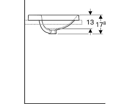 Купить Раковина 48х48 см Geberit VariForm 500.704.01.2 в магазине сантехники Santeh-Crystal.ru