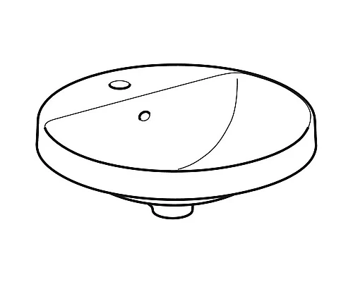 Купить Раковина 48х48 см Geberit VariForm 500.704.01.2 в магазине сантехники Santeh-Crystal.ru