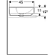 Приобрести Раковина 60х45 см Geberit VariForm 500.772.01.2 в магазине сантехники Santeh-Crystal.ru