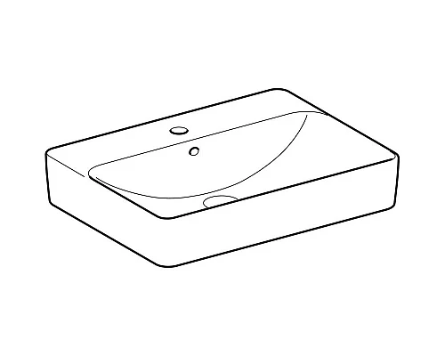 Купить Раковина 60х45 см Geberit VariForm 500.780.01.2 в магазине сантехники Santeh-Crystal.ru