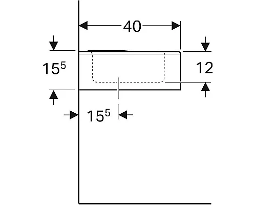 Заказать Раковина 60х40 см Geberit Bambini 326060000 в магазине сантехники Santeh-Crystal.ru