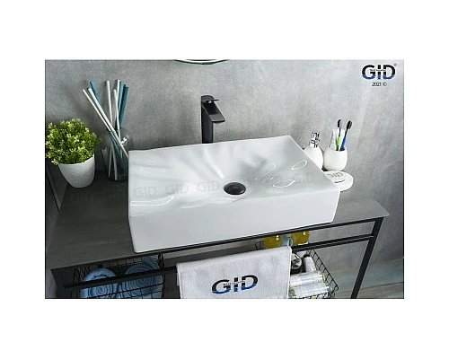 Приобрести Раковина 57,5х36 см GID Simple-N N9461 в магазине сантехники Santeh-Crystal.ru