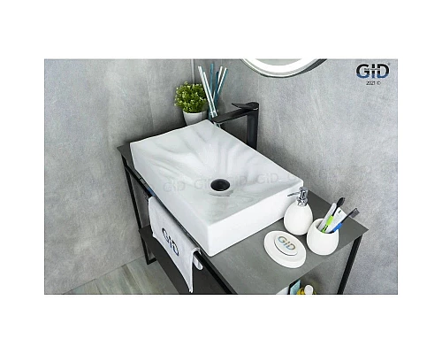 Приобрести Раковина 57,5х36 см GID Simple-N N9461 в магазине сантехники Santeh-Crystal.ru