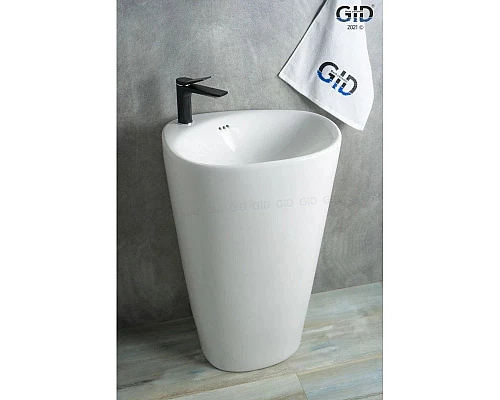 Приобрести Раковина напольная 52х40 см GID Simple-N Nb188 в магазине сантехники Santeh-Crystal.ru