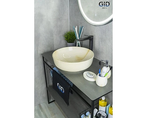 Заказать Раковина 41,5х41,5 см GID Stone Edition MNC526 в магазине сантехники Santeh-Crystal.ru