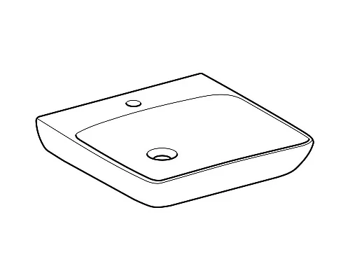 Заказать Раковина 55х55 см Geberit Renova Comfort 258557000 в магазине сантехники Santeh-Crystal.ru