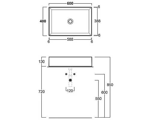Купить Раковина 60х40 см Simas Agile AG60 nero matt в магазине сантехники Santeh-Crystal.ru