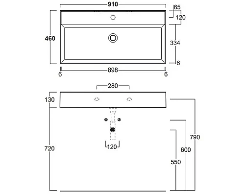 Приобрести Раковина 91х46 см Simas Agile AG91 bi*1 в магазине сантехники Santeh-Crystal.ru