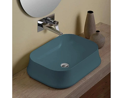 Купить Раковина 60x42 см Simas Sharp SH08 navy matt в магазине сантехники Santeh-Crystal.ru