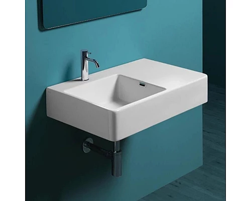 Купить Раковина 75x45 см Simas Lavabi darredo QU75Sx1 bi в магазине сантехники Santeh-Crystal.ru