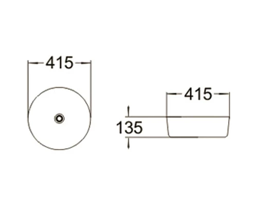Заказать Раковина 41,5х41,5 см SantiLine SL-7021 в магазине сантехники Santeh-Crystal.ru
