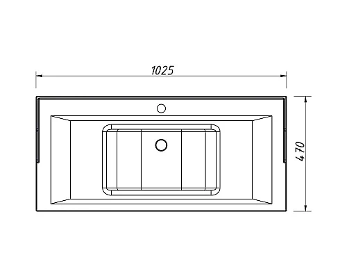 Приобрести Раковина 102,5х47 см Caprigo Valletta Y-100B в магазине сантехники Santeh-Crystal.ru