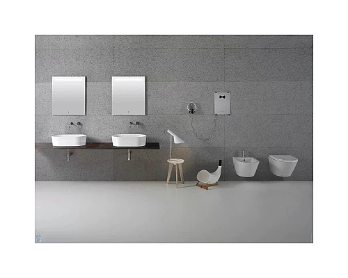 Купить Раковина 60х35 см Globo Forty3 FO061.BI в магазине сантехники Santeh-Crystal.ru