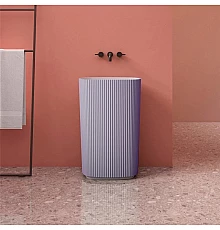 Раковина напольная 55х36 см Abber Stein AS2502Violett