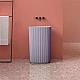 Купить Раковина напольная 55х36 см Abber Stein AS2502Violett в магазине сантехники Santeh-Crystal.ru