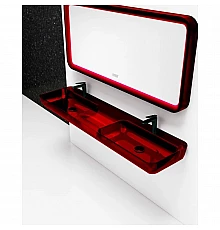 Раковина 150х40 см Abber Kristall AT2807Rubin