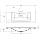Приобрести Раковина 110х45 см BelBagno Marino BB1100/450-LV-MR-PR в магазине сантехники Santeh-Crystal.ru