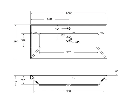 Приобрести Раковина 100х45 см BelBagno Vittoria BB1000/450-LV-ART-AST-NERO в магазине сантехники Santeh-Crystal.ru