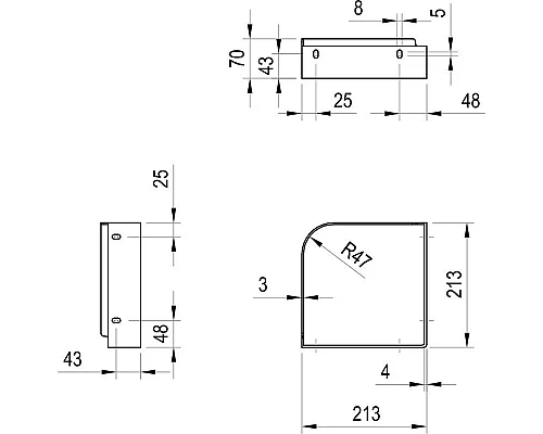 Приобрести Кронштейн для раковины Ravak Yard 280 C X01774 в магазине сантехники Santeh-Crystal.ru