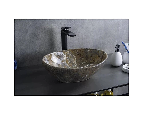 Заказать Раковина 41х34 см GID Stone Edition Mnc138T в магазине сантехники Santeh-Crystal.ru