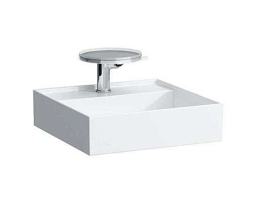 Приобрести Мини-раковина, со специальным скрытым сливом 46 см Laufen Kartell by Laufen 8.1533.1.000.104.1 в магазине сантехники Santeh-Crystal.ru